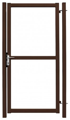 Калитка Colority цинк с замком 2,0х1 RAL 8017 К.176-330-0