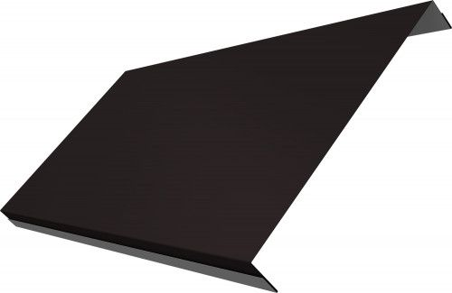 Ламель обратная 200 забора жалюзи Техас Grand Line 0,45 Drap СТ RAL 9005 черный