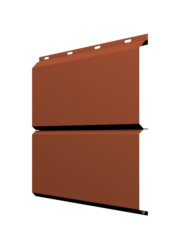 ЭкоБрус новый Grand Line 0,45 Drap ТР с пленкой RAL 8004 терракота