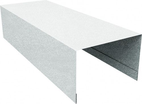 Крышка для забора из сайдинга Квадро Брус, Вертикаль Grand Line 0,5 Zn (3м)
