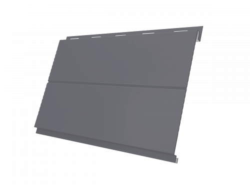 Софит металлический Вертикаль line Grand Line 0,45 Drap ТХ с пленкой RAL 7004 сигнальный серый