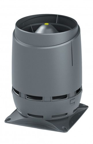 Выход вентиляционный Vilpe Flow 160S с основанием 300x300 серый