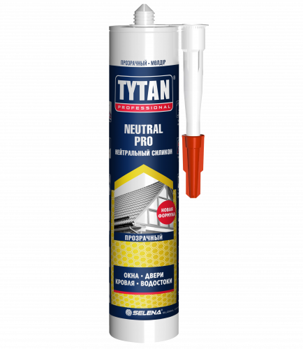 Герметик Tytan Professional Neutral PRO силиконовый нейтральный 280мл прозрачный