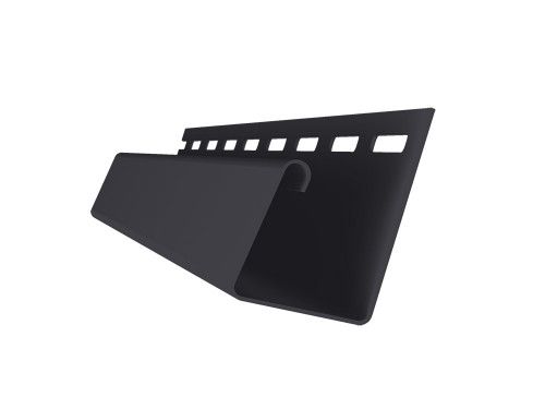 Профиль универсальный J 7/8" Grand Line Декор Премиум Акрил графит (3,0м)