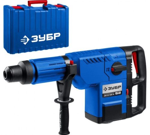 Перфоратор Зубр Профессионал SDS-Max 1500Вт, 52мм, кейс (ЗПМ-52-1500 ЭК)