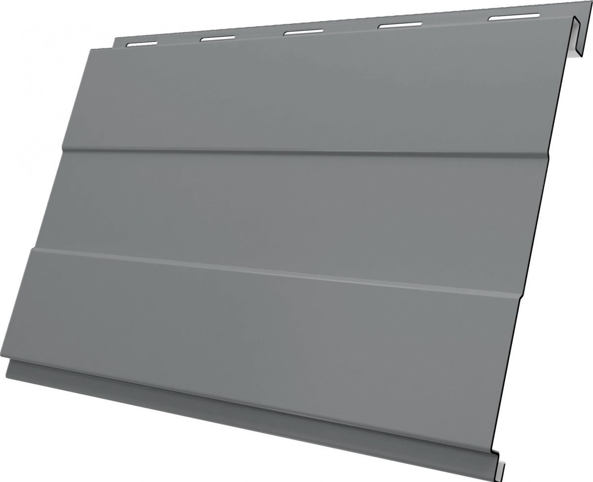 Вертикаль проф Grand Line 0,45 Drap ТХ с пленкой RAL 7004 сигнальный серый