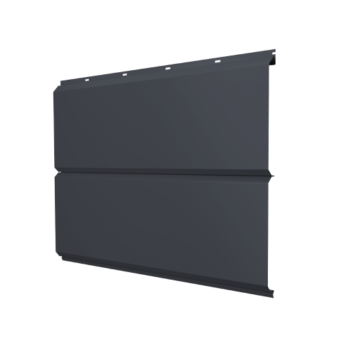 ЭкоБрус новый Grand Line 0,5 Drap ТХ с пленкой RAL 7024 мокрый асфальт