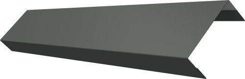 Ламель обратная 50 забора жалюзи Техас Grand Line 0,45 ПЭ RAL 7005 мышино-серый