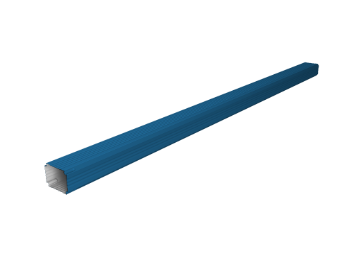 Труба гофрированная Vortex в2 76х102х3000мм RAL 5005 сигнальный синий