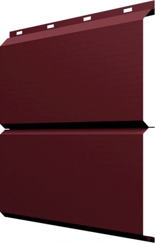 ЭкоБрус Grand Line 0,45 ПЭ двухсторонний с пленкой RAL 3005 красное вино