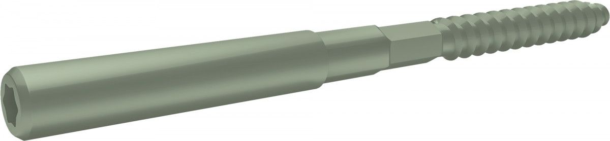 Шуруп-шпилька 8х160 Grand Line RAL 6021 бледно-зелный