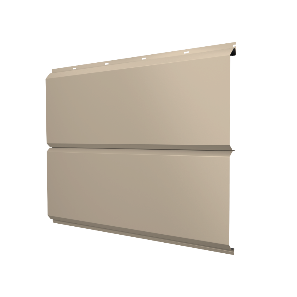 ЭкоБрус новый Grand Line 0,45 Drap с пленкой RAL 1015 светлая слоновая кость