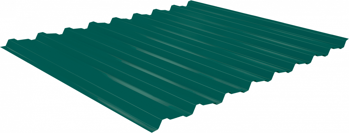 Профнастил Estet C19 0,5 PE-Double RAL 6005 зеленый мох