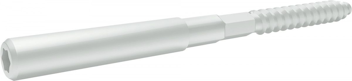 Шуруп-шпилька 8х160 Grand Line RAL 9003 сигнально белый