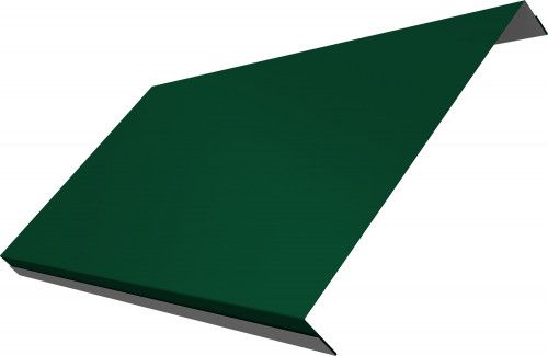Ламель обратная 200 забора жалюзи Техас Grand Line 0,45 Drap ТХ RAL 6005 зеленый мох