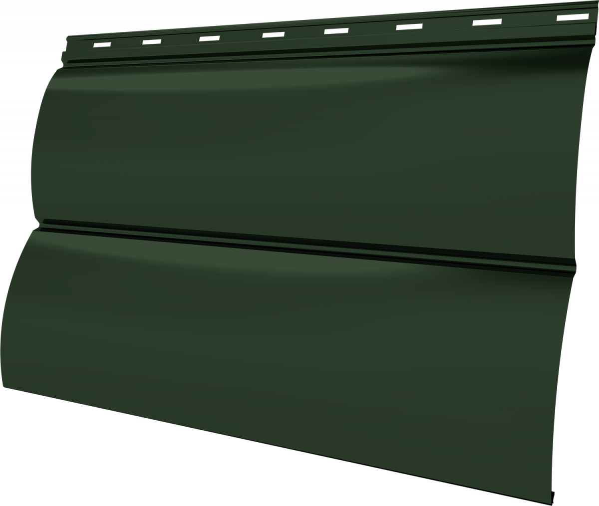 Блок-хаус новый Grand Line 0,5 Сатин матовый ТХ с пленкой RAL 6020 хромовая зелень