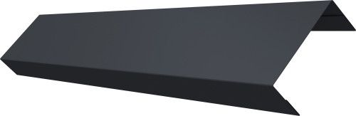 Ламель лицевая 50 забора жалюзи Техас Grand Line 0,5 Velur RAL 7024 мокрый асфальт