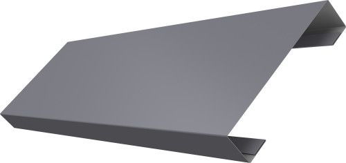 Ламель лицевая 100 забора жалюзи Техас Grand Line 0,45 Drap ТХ RAL 7004 сигнальный серый