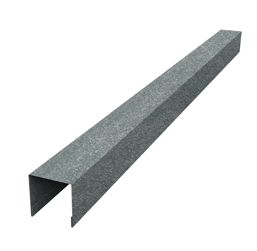 Планка вертикальная лицевая для забора жалюзи Палермо Grand Line 0,7 Zn (2м)