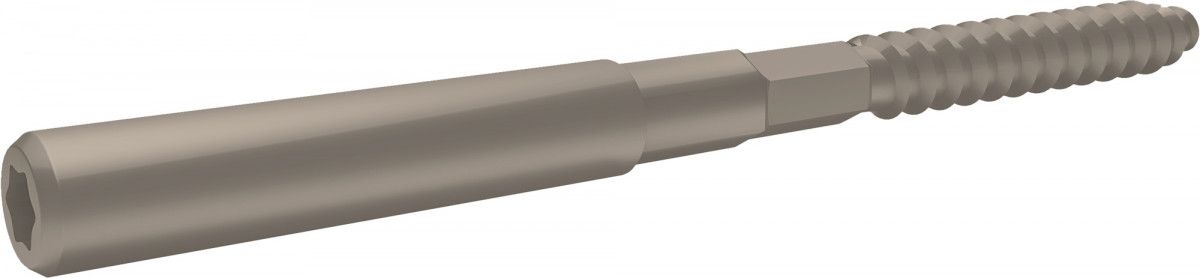 Шуруп-шпилька 8х160 Grand Line RAL 1035 жемчужно-белый