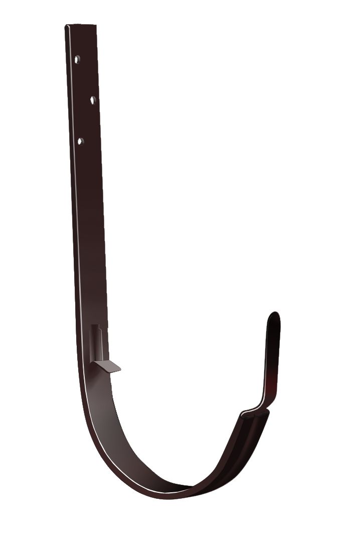 Крюк длинный Grand Line ПЭ 150мм RAL 8017 шоколад
