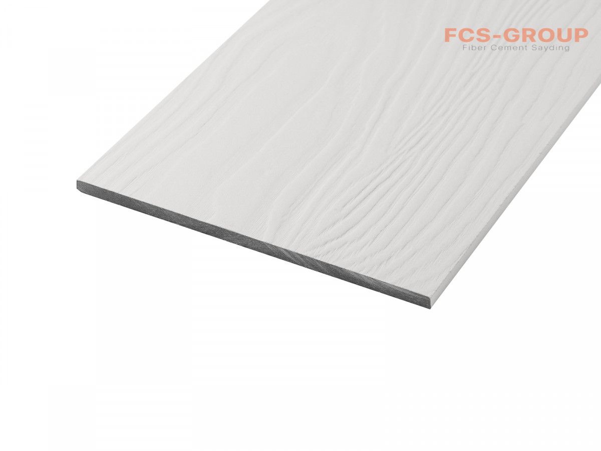 Фиброцементный сайдинг 190х8мм FCSPRO Wood F51 серебристый минерал (3м)