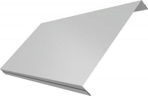 Ламель обратная 200 забора жалюзи Техас Grand Line 0,45 Drap ТХ RAL 7047 телегрей 4