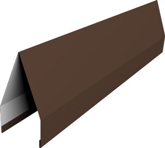Ламель забора жалюзи Токио Grand Line 0,5 Drap RAL 8017 шоколад