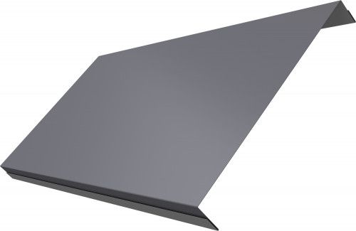Ламель обратная 200 забора жалюзи Техас Grand Line 0,45 Drap RAL 7004 сигнальный серый