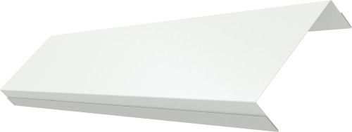 Ламель обратная 100 забора жалюзи Техас Grand Line 0,45 ПЭ двухсторонний RAL 9003 сигнальный белый