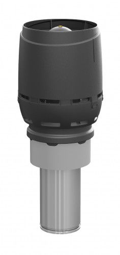 Выход вентиляционный Vilpe Flow XL 200C/ИЗ/450 черный