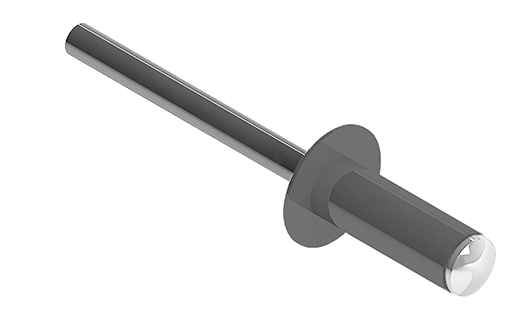Заклёпка вытяжная Daxmer 4,0х10 (500шт) алюм/сталь (короб)