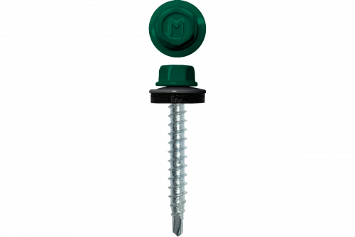 Саморез кровельный Daxmer 4,8х29 (250шт) сверло №1 RAL 6016