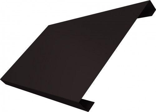 Ламель лицевая 200 забора жалюзи Техас Grand Line 0,5 Velur RAL 9005 черный