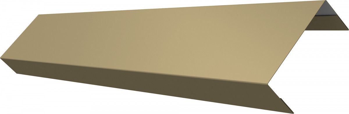 Ламель лицевая 50 забора жалюзи Техас Grand Line 0,45 ПЭ RAL 1014 слоновая кость