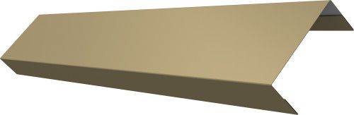 Ламель лицевая 50 забора жалюзи Техас Grand Line 0,45 ПЭ RAL 1014 слоновая кость