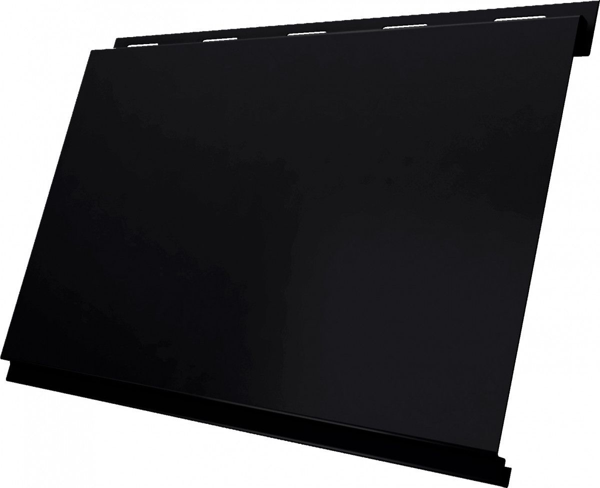 Вертикаль классик Grand Line 0,45 Drap ТХ двухсторонний с пленкой RAL 9005 черный