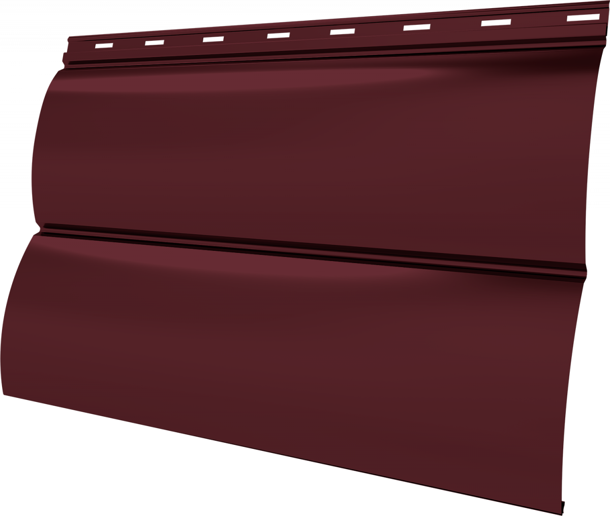 Блок-хаус новый Grand Line 0,45 Drap ТХ с пленкой RAL 3005 красное вино