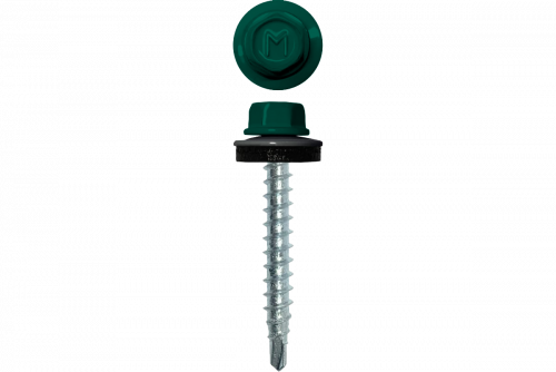 Саморез кровельный Daxmer 4,8х29 RAL 6026 (250) сверло №1