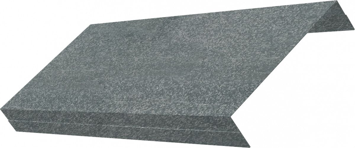 Ламель обратная 125 забора жалюзи Техас Grand Line 0,5 Zn