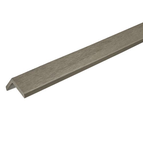 Профиль угловой террасная доска (CM Decking) 2000х50х38х8мм смок грей (smoke grey)