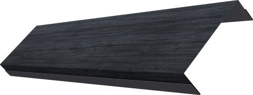 Ламель обратная 100 забора жалюзи Техас Grand Line 0,45 Принт Премиум Серое дерево TwinColor