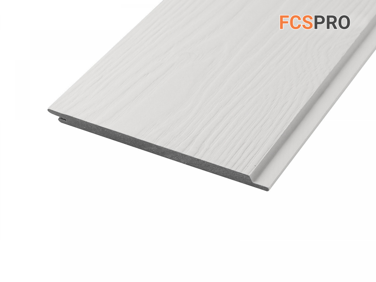 Фиброцементный сайдинг 190х10мм FCSPRO Wood Click F51 серебристый минерал (3м)
