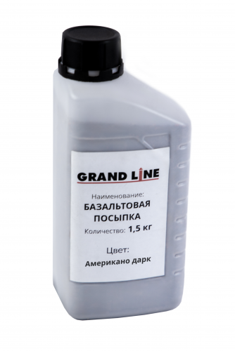 Базальтовая посыпка для ремкомплекта композитной черепицы Grand Line американо дарк