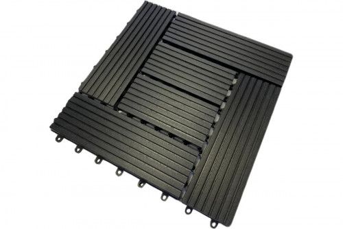 Паркет садовый Masterdeck 300x300 антрацит (11шт)
