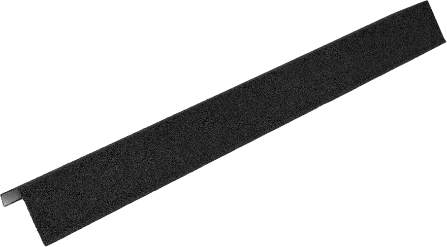 Планка торцевая для композитной черепицы CM Roof черный (1,35м)