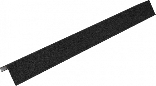 Планка торцевая для композитной черепицы CM Roof черный (1,35м)
