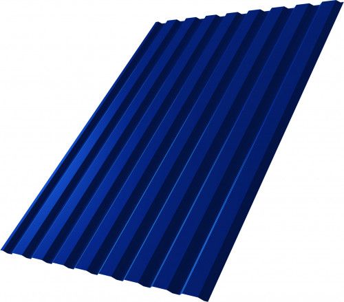 Профнастил С20A Grand Line 0,4 ПЭ RAL 5005 сигнальный синий