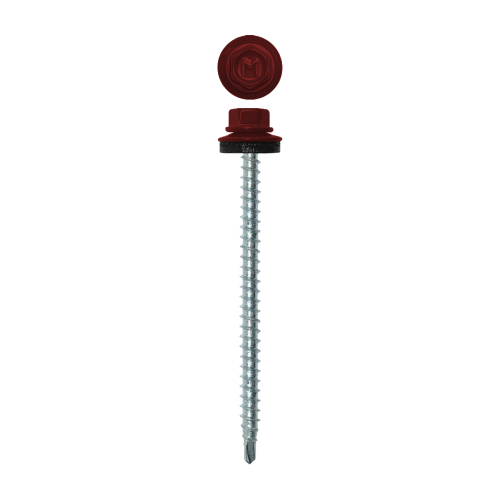 Саморез кровельный Daxmer 4,8х80 (100шт) сверло №1 RAL 3011