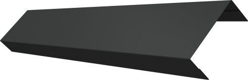 Ламель лицевая 50 забора жалюзи Техас Grand Line 0,5 Velur RAL 7016 антрацитово-серый